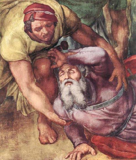 Michelangelo Buonarroti The Conversion of Saul oil painting image